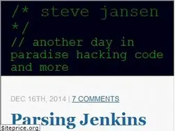 Sites similar to steve-jansen.github.io