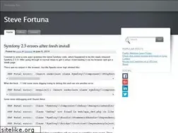 Sites similar to stevefortuna.com