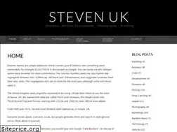 Sites similar to steven.co.uk