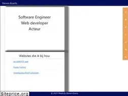 Sites similar to stevenkoerts.nl