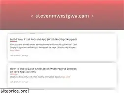 Sites similar to stevenmwesigwa.com