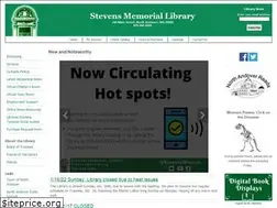 Sites similar to stevensmemlib.org