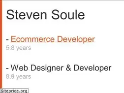 Sites similar to stevensoule.com