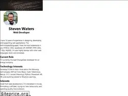 Sites similar to stevenwaters.com