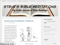 Sites similar to stevesbiblemeditations.com
