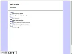 Sites similar to stevewatson.info