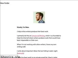 Sites similar to stewfortier.com