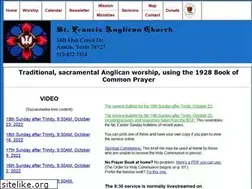 Sites similar to stfrancisaustin.com