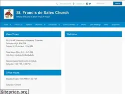 Sites similar to stfrancisdesales-church.org