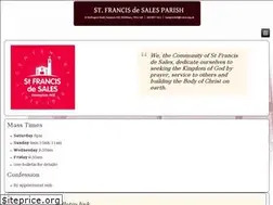 Sites similar to stfrancisdesales.co.uk