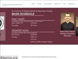 Sites similar to stfrancisnewman.org