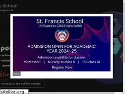 Sites similar to stfrancisschoolicse.com