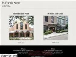 Sites similar to stfrancisxavier.com