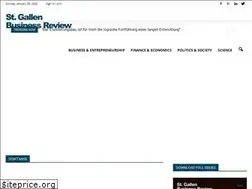 Sites similar to stgallenbusinessreview.com