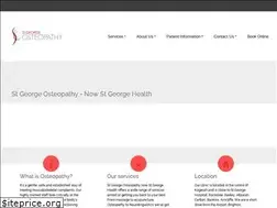 Sites similar to stgeorgeosteopathy.com.au