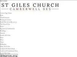 Sites similar to stgilescamberwell.org