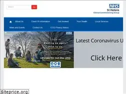 Sites similar to sthelensccg.nhs.uk