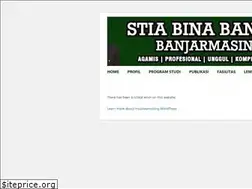 Sites similar to stiabinabanuabjm.ac.id