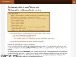 Sites similar to stichometrie.de