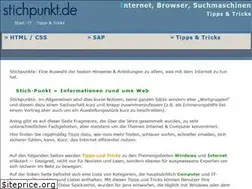 Sites similar to stichpunkt.de
