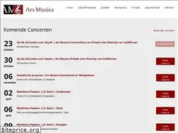 Sites similar to stichtingarsmusica.nl