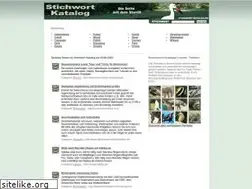 Sites similar to stichwort-katalog.de