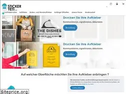 Sites similar to stickeryeti.de