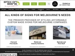 Sites similar to stickonsigns.com.au