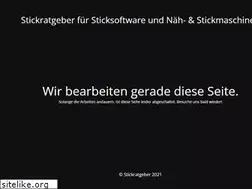 Sites similar to stickratgeber.de