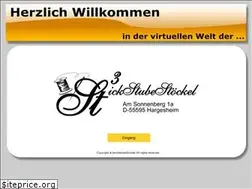 Sites similar to stickstubestoeckel.de