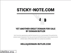 Sites similar to sticky-note.com