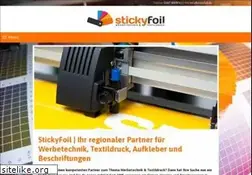 Sites similar to stickyfoil.de