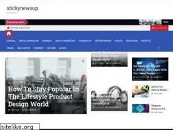 Sites similar to stickynewsup.com