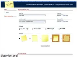 Sites similar to stickynotemaker.com
