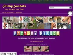 Sites similar to stickysandals.com