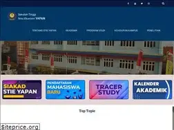 Sites similar to stieyapan.ac.id