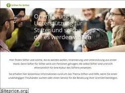 Sites similar to stifter-fuer-stifter.de
