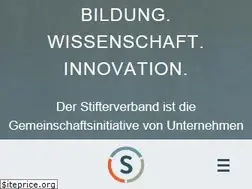 Sites similar to stifterverband.info