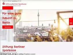 Sites similar to stiftung-berliner-sparkasse.de