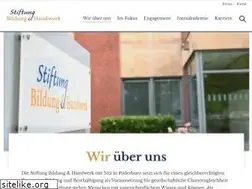 Sites similar to stiftung-bildung-handwerk.de