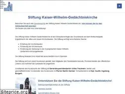 Sites similar to stiftung-gedaechtniskirche.de