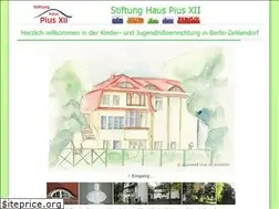 Sites similar to stiftung-haus-pius.de