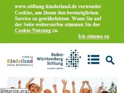Sites similar to stiftung-kinderland.de