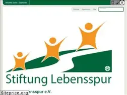 Sites similar to stiftung-lebensspur.de