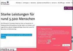 Sites similar to stiftung-st-franziskus.de