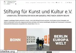 Sites similar to stiftungkunst.de