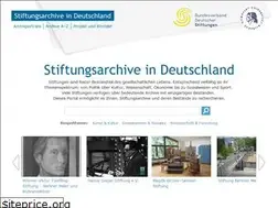 Sites similar to stiftungsarchive.de