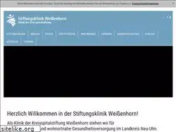 Sites similar to stiftungsklinik-weissenhorn.de