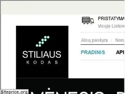 Sites similar to stiliauskodas.lt