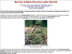 Sites similar to stillgelegte-s-bahn.de
